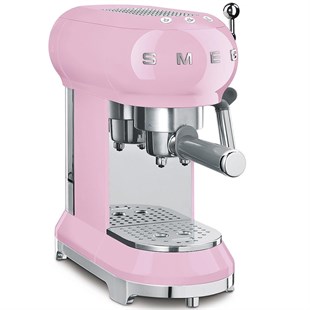 SMG-0035,SMEG Pembe Espresso Kahve Makinesi ECF01PKEU