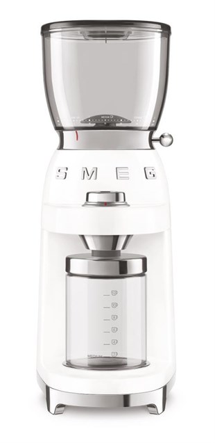 SMG-0014,SMEG Beyaz Kahve Öğütme Makinası CGF01WHEU