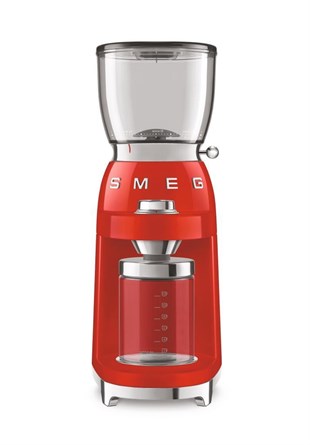 SMG-0013,SMEG Kırmızı Kahve Öğütme Makinası CGF01RDEU