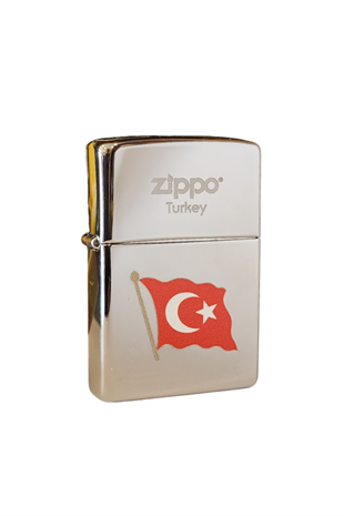 TR5028,Zippo Çakmak Turkish Flag Color 250-027734